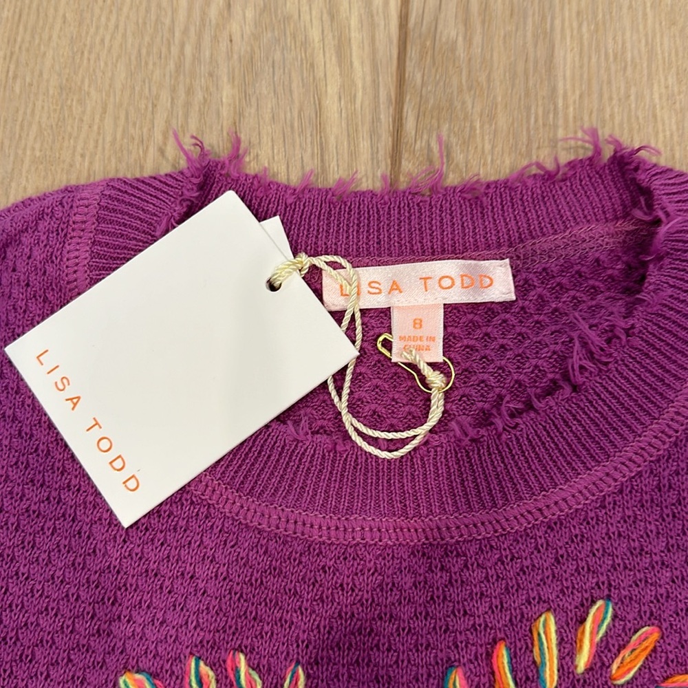 Lisa Todd Sweater size 8 - Picture 2 of 3